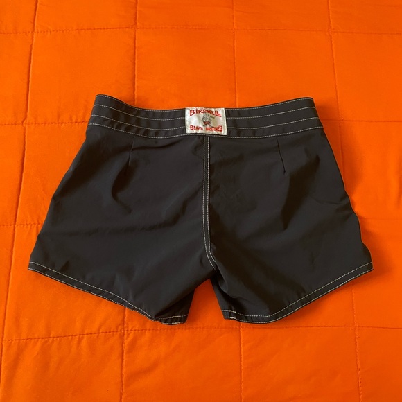 Birdwell Beach Shorts Womens Size 0 Black Britches Boardshort Stretch - Picture 2 of 7